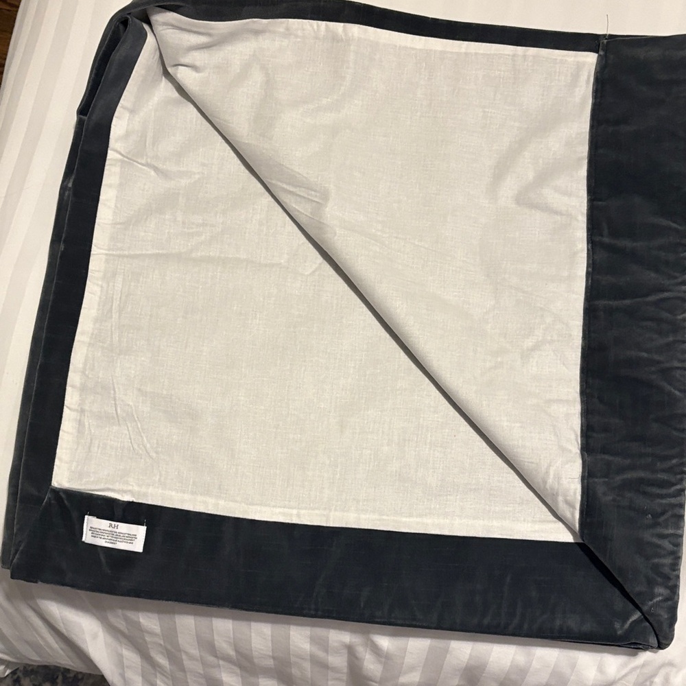 Restoration Hardware 2 panels Velvet Curtain. - Picture 2 of 7